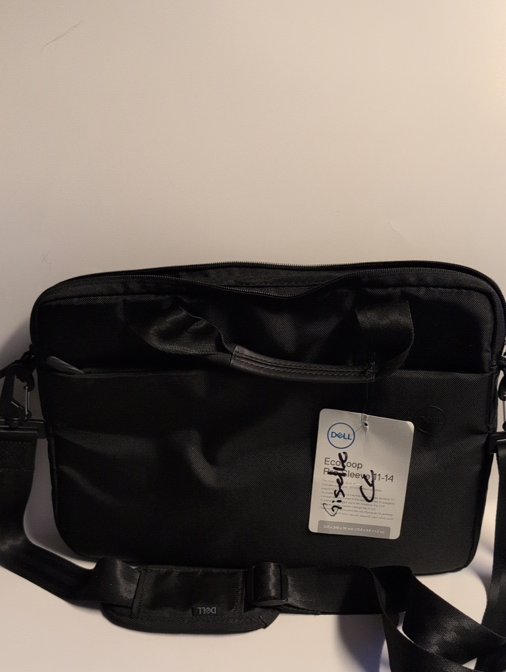 Dell Black Men’s Laptop Messenger Bag